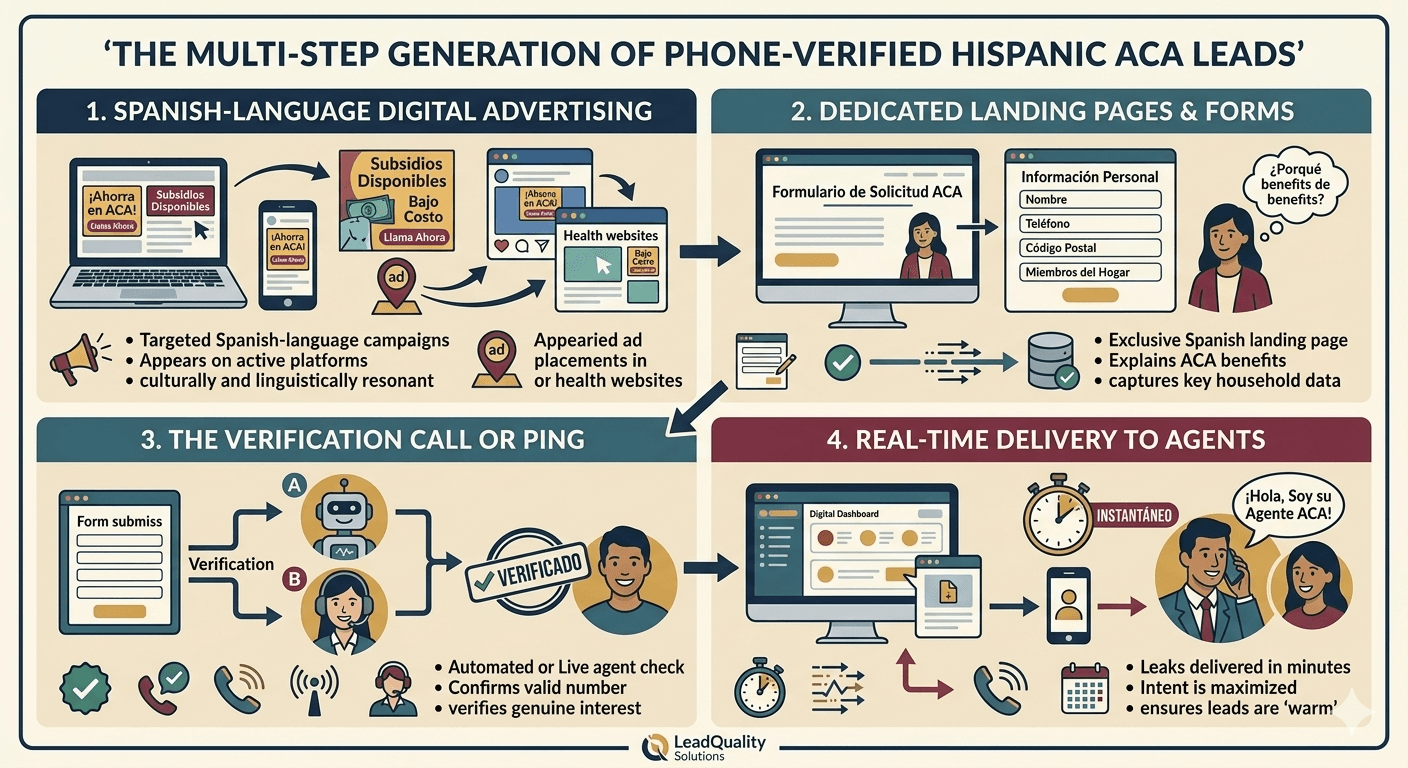 Phone Verified Hispanic ACA Leads